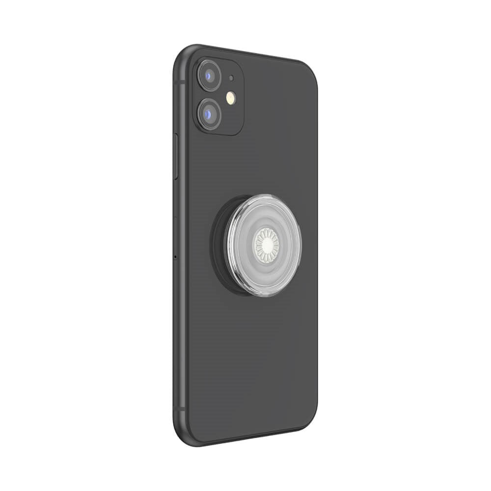 POPSOCKETS PopGrip Clear Aftageligt Greb m. Standerfunktion