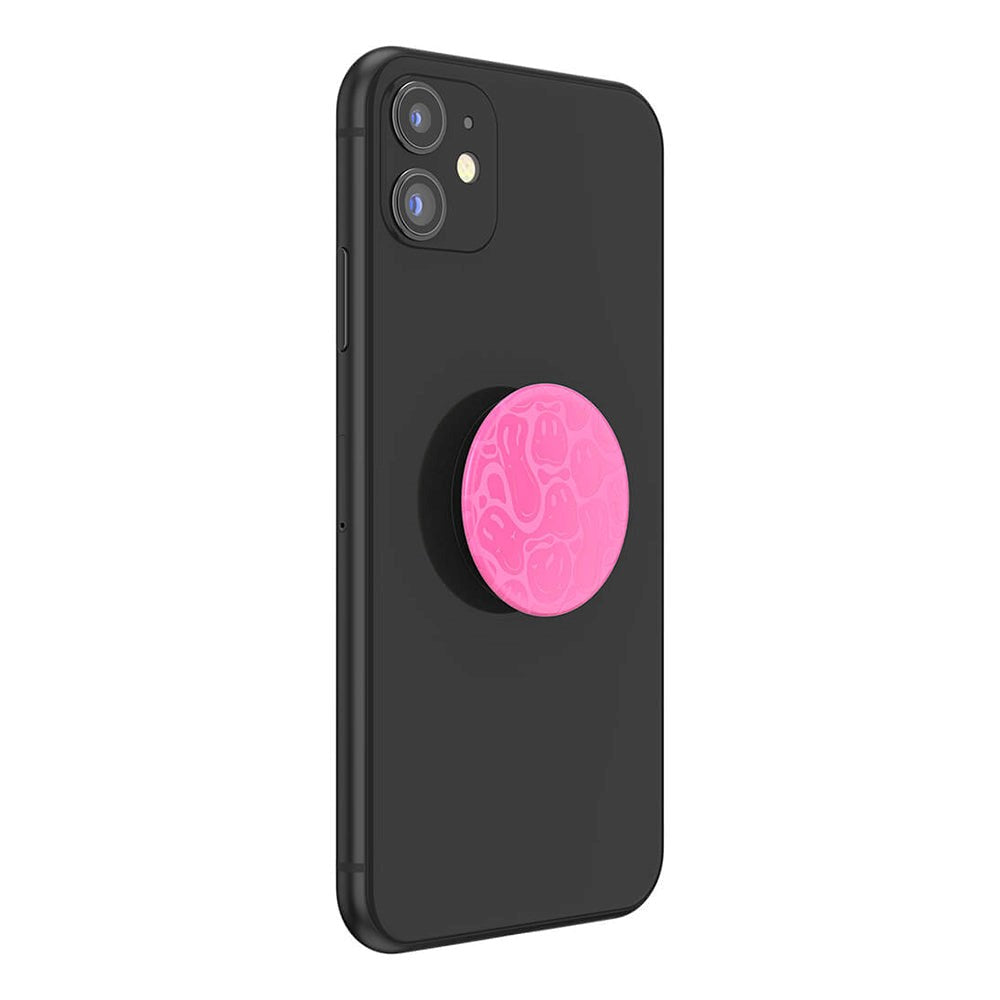 POPSOCKETS PopGrip Smiley Melt Aftageligt Greb m. Standerfunktion