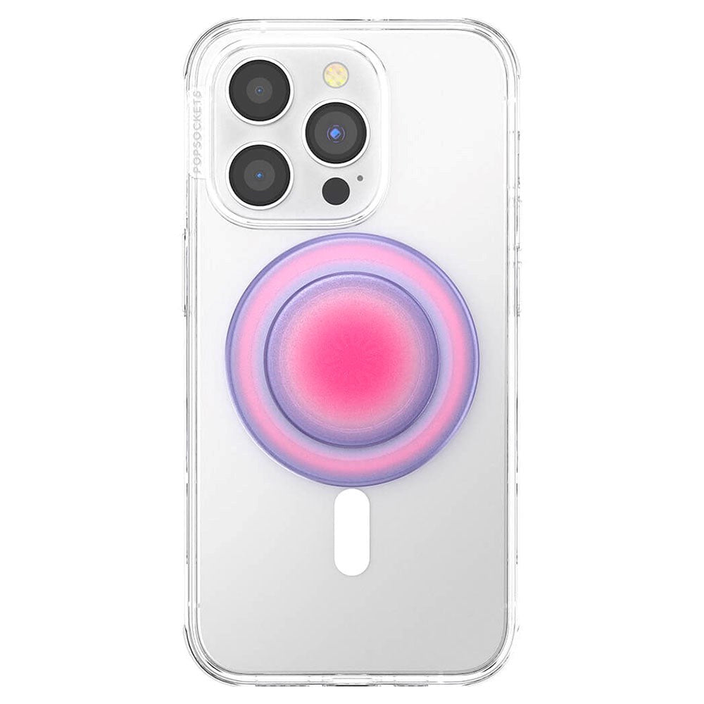 POPSOCKETS PopGrip Aura MagSafe Aftageligt Greb m. Standerfunktion