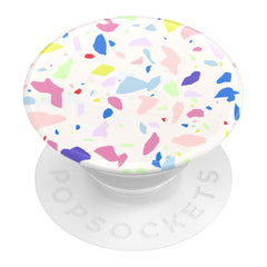 POPSOCKETS PopGrip Original Terrazzo Party Aftageligt Greb m. Standerfunktion - Farverig Mosaik