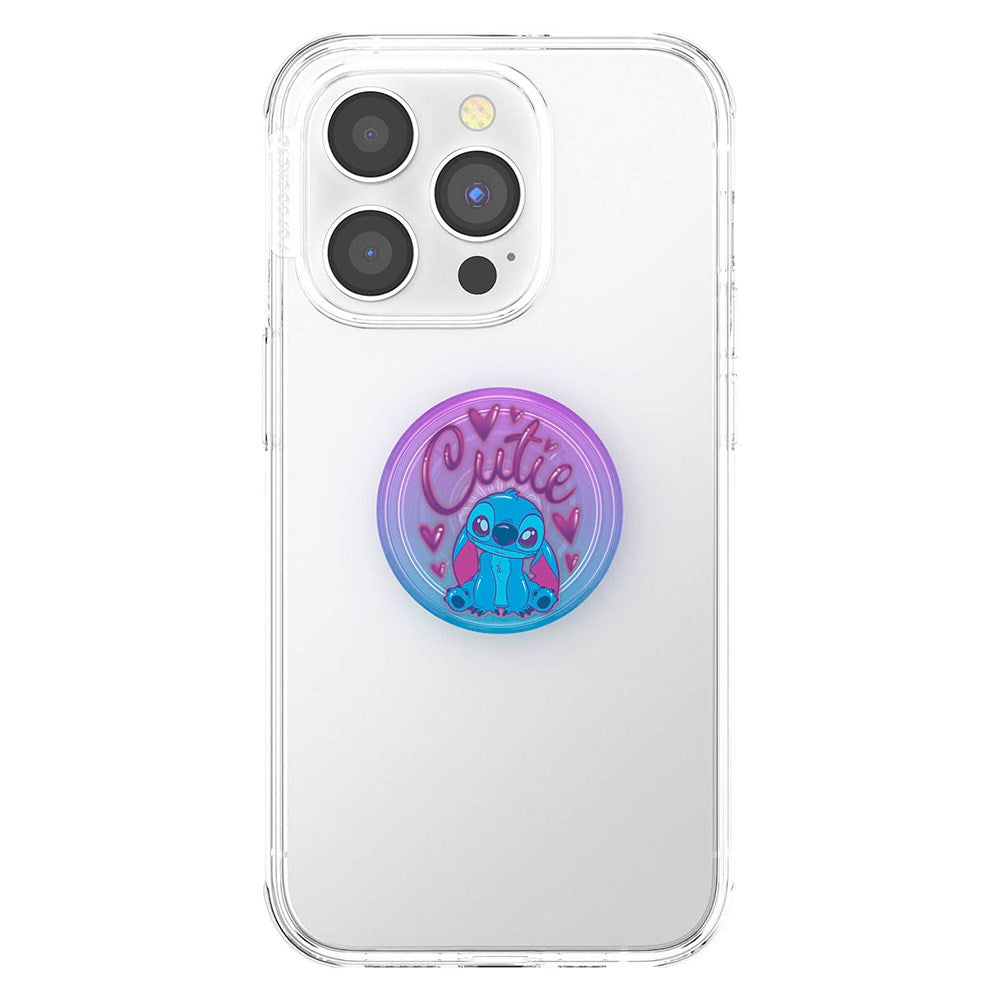 POPSOCKETS PopGrip Licensed Cutie Stitch Aftageligt Greb m. Standerfunktion