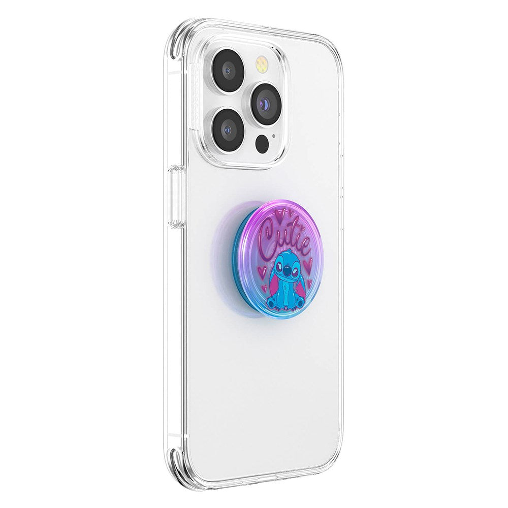 POPSOCKETS PopGrip Licensed Cutie Stitch Aftageligt Greb m. Standerfunktion
