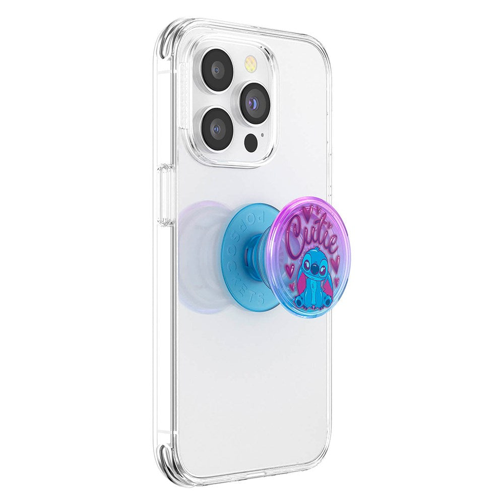 POPSOCKETS PopGrip Licensed Cutie Stitch Aftageligt Greb m. Standerfunktion