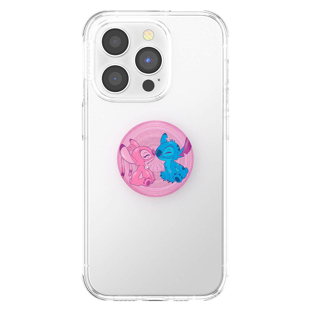 POPSOCKETS PopGrip Licensed Angel & Stitch Forever Aftageligt Greb m. Standerfunktion