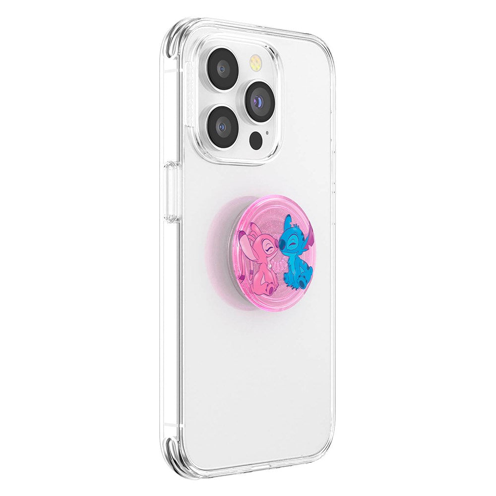 POPSOCKETS PopGrip Licensed Angel & Stitch Forever Aftageligt Greb m. Standerfunktion