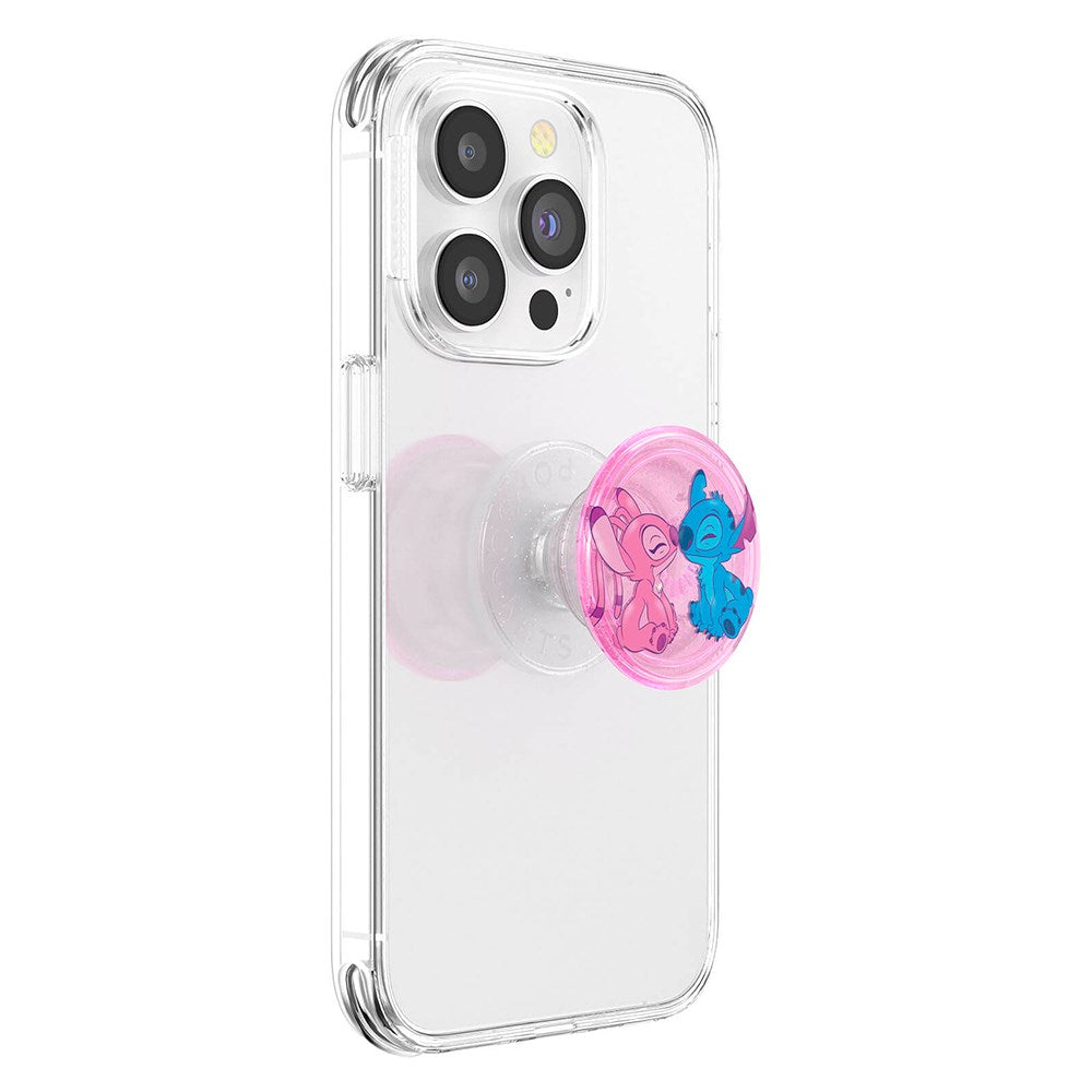 POPSOCKETS PopGrip Licensed Angel & Stitch Forever Aftageligt Greb m. Standerfunktion