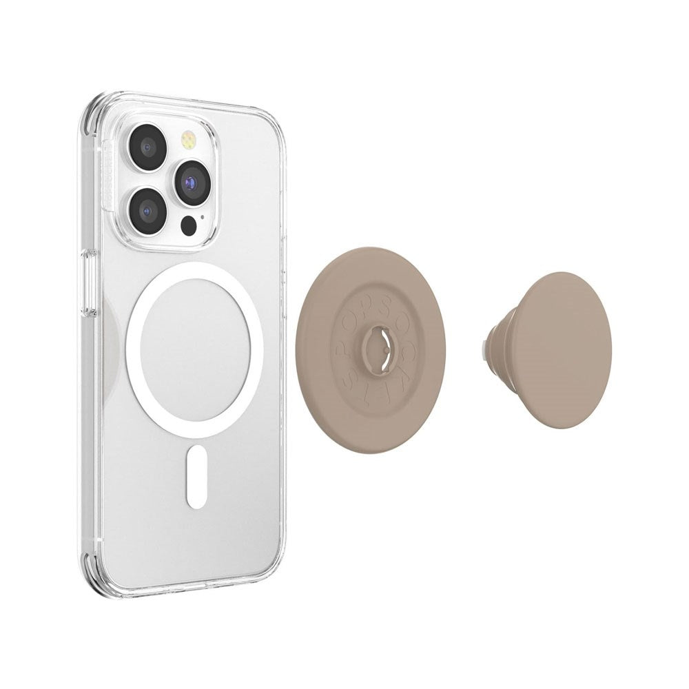 POPSOCKETS PopGrip Fatigue MagSafe Aftageligt Greb m. Standerfunktion - Beige