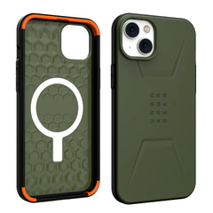 iPhone 14 Plus UAG CIVILIAN Series Cover - MagSafe Kompatibel - Olive