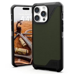 iPhone 15 Pro Max UAG METROPOLIS LT Series Cover - DuPont™ Kevlar - MagSafe Kompatibel - Olive