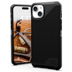 iPhone 15 Plus UAG METROPOLIS LT Series Cover - DuPont™ Kevlar - MagSafe Kompatibel - Black