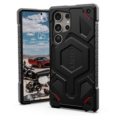 Samsung Galaxy S24 Ultra UAG MONARCH Pro Series Cover - MagSafe Kompatibel - Kevlar Black