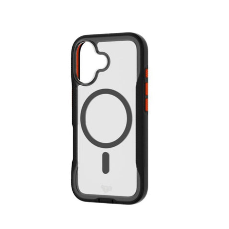 iPhone 17 Tech21 EVO Pro Cover m. Strop - MagSafe Kompatibel - Gennemsigtig / Sort