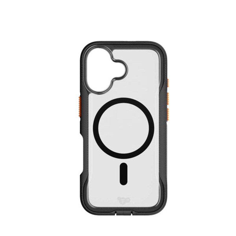 iPhone 17 Tech21 EVO Pro Cover m. Strop - MagSafe Kompatibel - Gennemsigtig / Sort