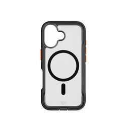 iPhone 17 Tech21 EVO Pro Cover m. Strop - MagSafe Kompatibel - Gennemsigtig / Sort