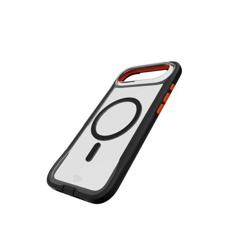 iPhone Air Tech21 EVO Pro Cover m. Strop - MagSafe Kompatibel - Gennemsigtig / Sort