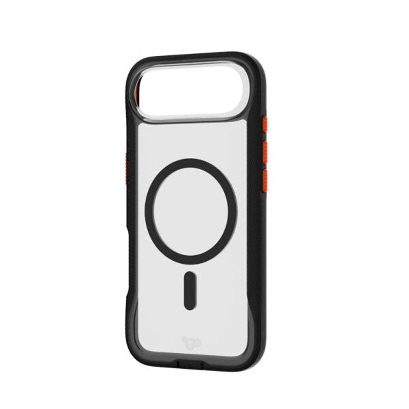 iPhone Air Tech21 EVO Pro Cover m. Strop - MagSafe Kompatibel - Gennemsigtig / Sort