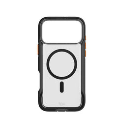iPhone 17 Pro Max Tech21 EVO Pro Cover m. Strop - MagSafe Kompatibel - Gennemsigtig / Sort