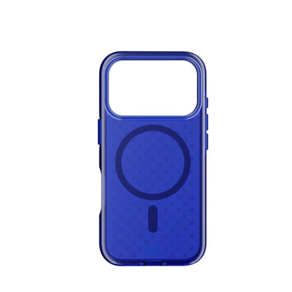 iPhone 17 Pro Tech21 EVO Check Cover - MagSafe Kompatibel - Blå