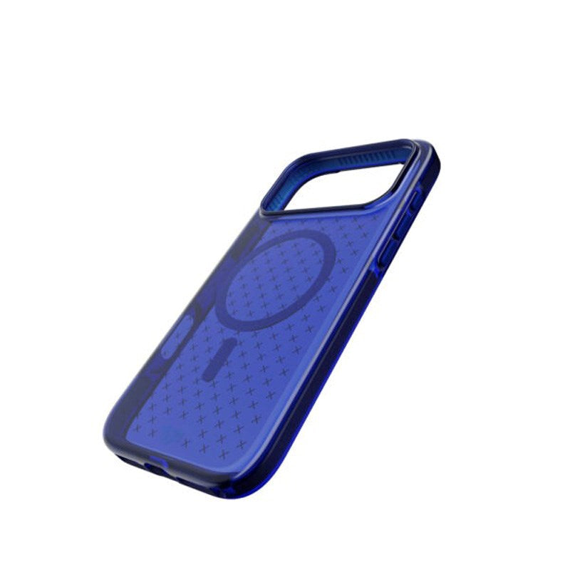 iPhone 17 Pro Max Tech21 EVO Check Cover - MagSafe Kompatibel - Blå