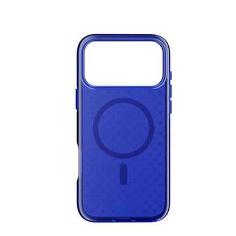 iPhone 17 Pro Max Tech21 EVO Check Cover - MagSafe Kompatibel - Blå