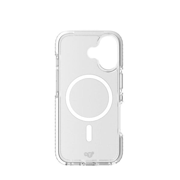 iPhone 17 Tech21 EVO Crystal Cover - MagSafe Kompatibel - Gennemsigtig / Sølv