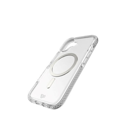 iPhone 17 Tech21 EVO Crystal Cover - MagSafe Kompatibel - Gennemsigtig / Sølv