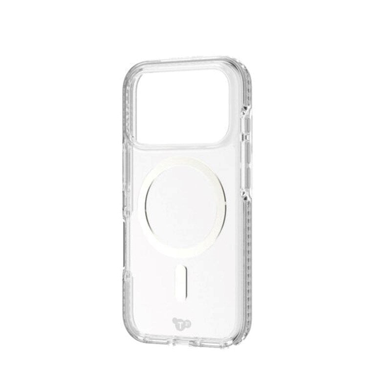 iPhone 17 Pro Tech21 EVO Crystal Cover - MagSafe Kompatibel - Gennemsigtig / Sølv