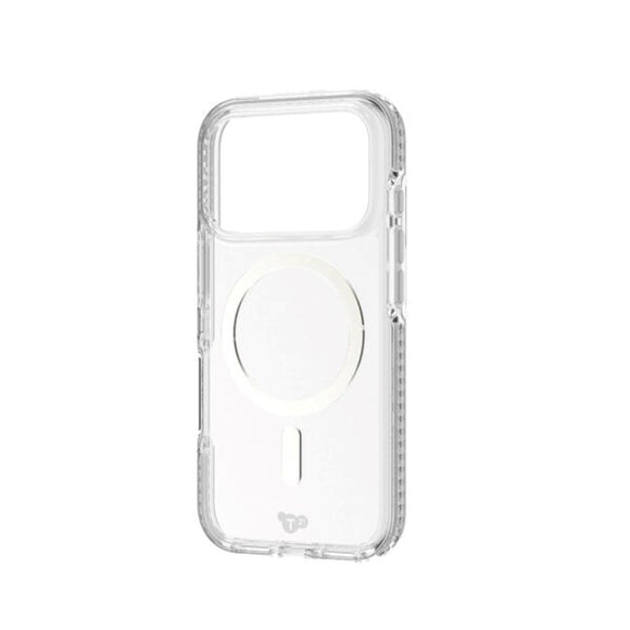 iPhone 17 Pro Tech21 EVO Crystal Cover - MagSafe Kompatibel - Gennemsigtig / Sølv