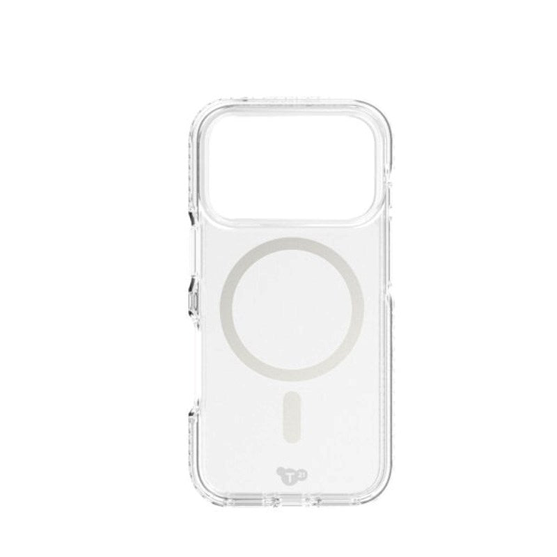 iPhone 17 Pro Tech21 EVO Crystal Cover - MagSafe Kompatibel - Gennemsigtig / Sølv
