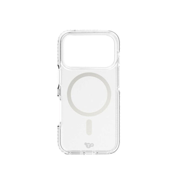 iPhone 17 Pro Tech21 EVO Crystal Cover - MagSafe Kompatibel - Gennemsigtig / Sølv