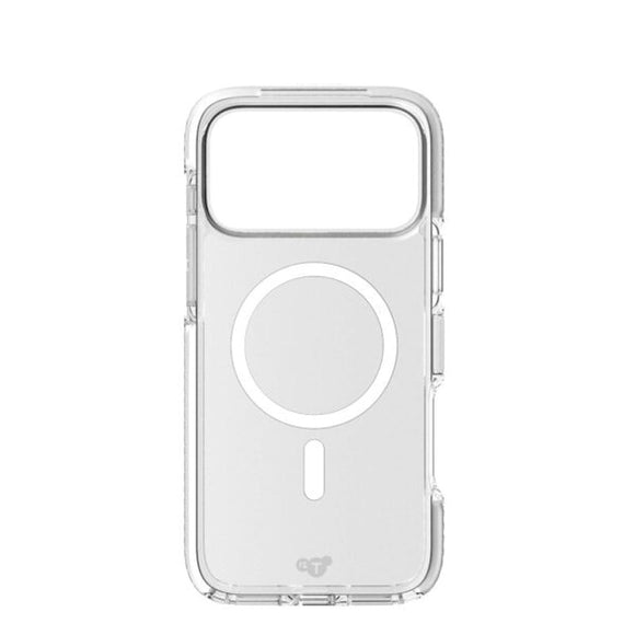 iPhone 17 Pro Max Tech21 EVO Crystal Cover - MagSafe Kompatibel - Gennemsigtig / Sølv