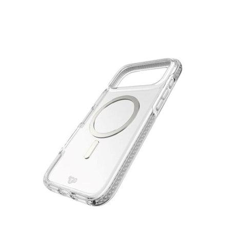 iPhone 17 Pro Max Tech21 EVO Crystal Cover - MagSafe Kompatibel - Gennemsigtig / Sølv