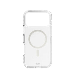 iPhone 17 Pro Max Tech21 EVO Crystal Cover - MagSafe Kompatibel - Gennemsigtig / Sølv