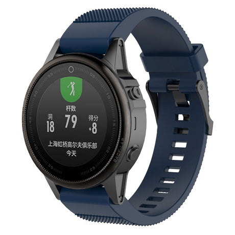 Universal Garmin 20mm QuickFit Neutral Silikone Rem inkl. Skruetrækkere - Mørkeblå