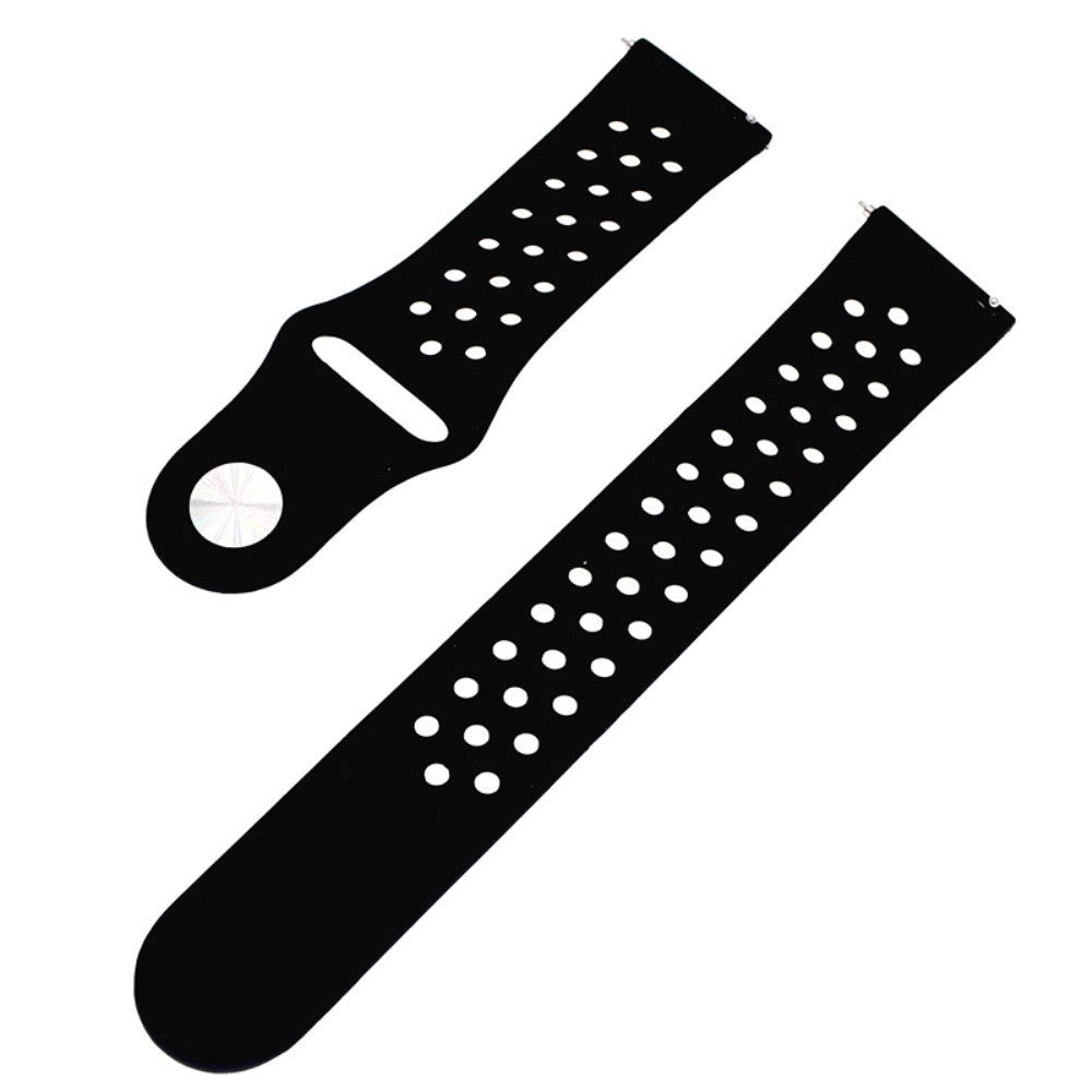 Smartwatch Hullet Silikone Rem (20mm) - Sort