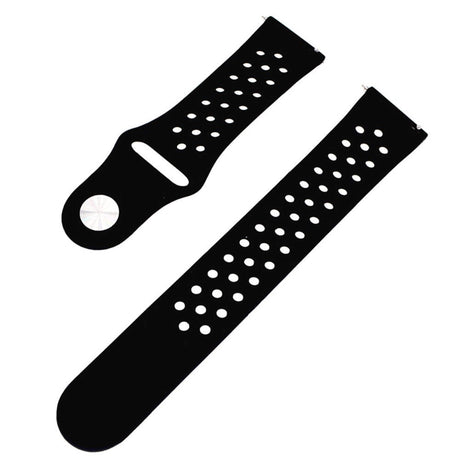 Smartwatch Hullet Silikone Rem (20mm) - Sort