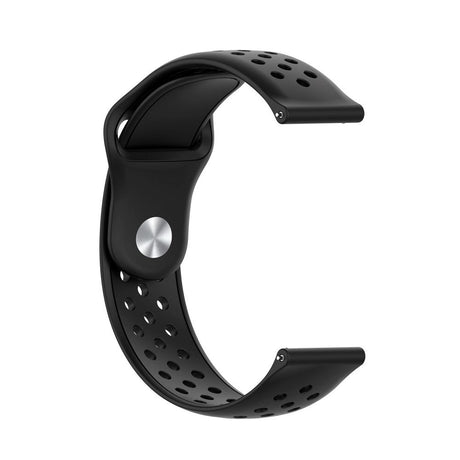 Smartwatch Hullet Buckle Silikone Rem (22mm) - Sort