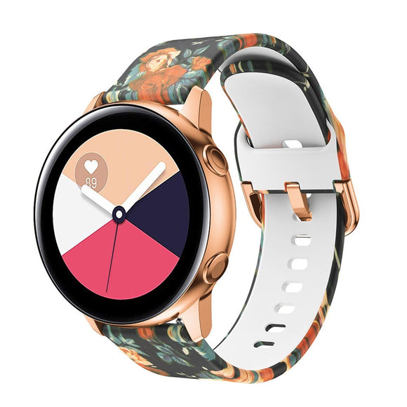 EIDERWOOD Universal (20mm) Smartwatch Silikone Rem - Roser