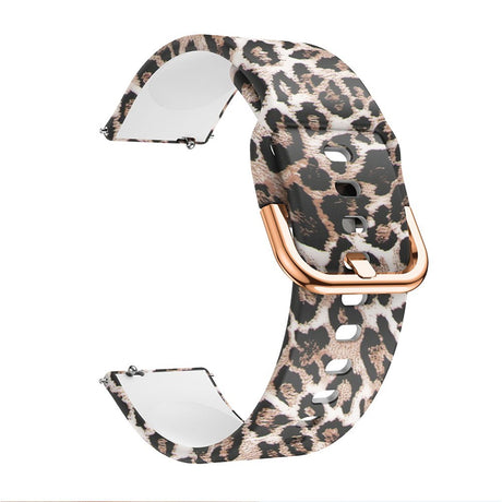 EIDERWOOD Universal (20mm) Smartwatch Silikone Rem - Leopard