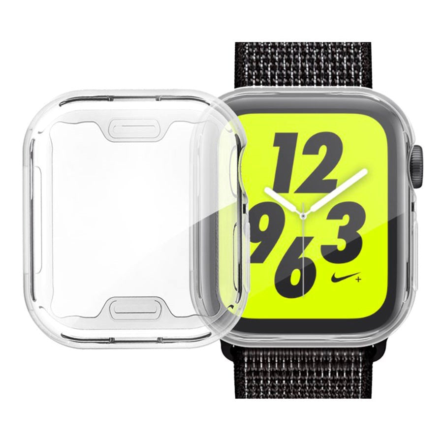 Apple Watch (38mm) Fleksibelt Plastik Cover - Gennemsigtigt