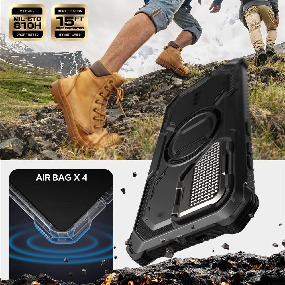 Supcase IBLSN Armorbox Samsung Galaxy S25+ (Plus) Cover - MagSafe Kompatibel - Sort