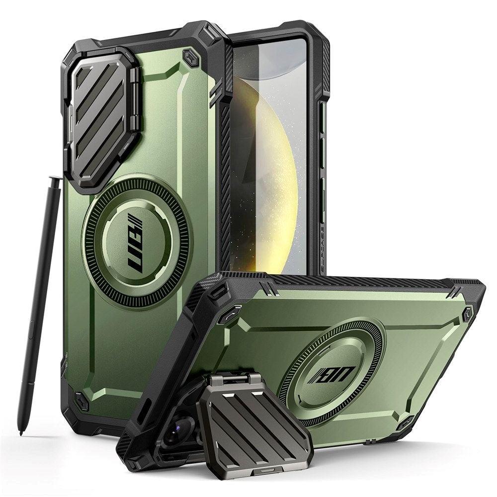 Supcase Unicorn Beetle XT Mag Samsung Galaxy S25 Ultra Cover - MagSafe Kompatibel - Grøn