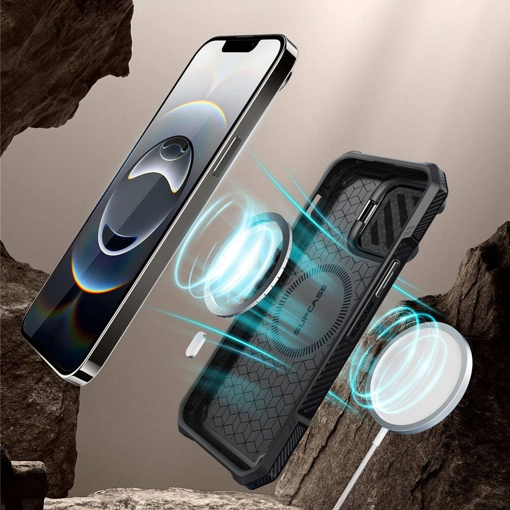 Supcase Unicorn Beetle XT Mag iPhone 17e / 16e Cover - MagSafe Kompatibel - Sort