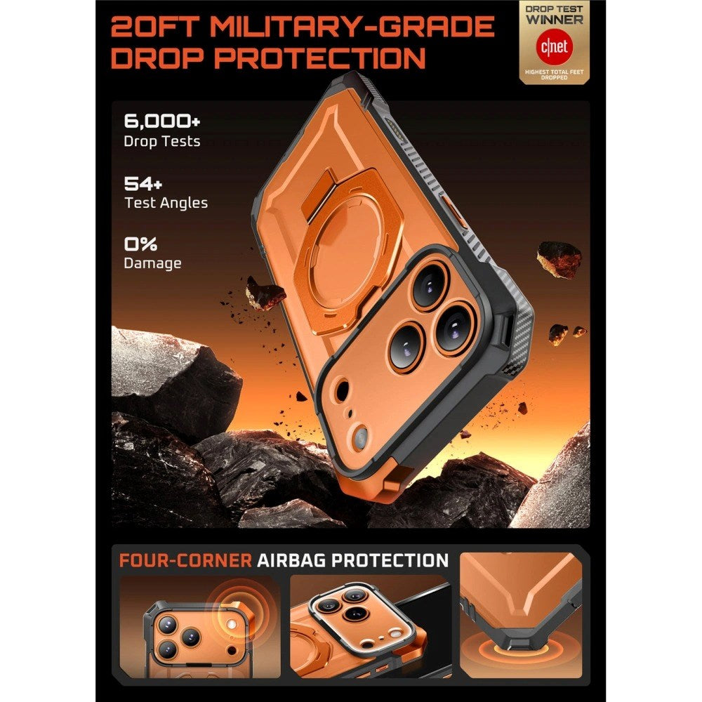 Supcase iPhone 17 Pro Max Magsafe Cover - Orange