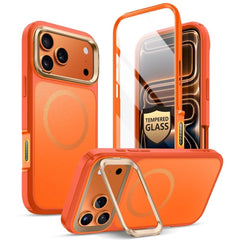 iPhone 17 Pro Max SUPCASE ARES Cover m. Skærmbeskyttelse - MagSafe Kompatibel - Orange