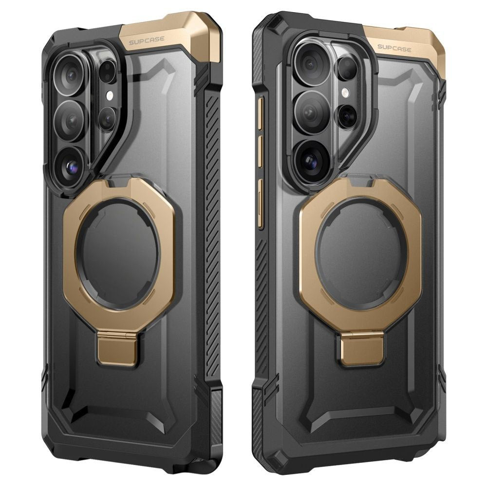 Samsung Galaxy S26 Ultra SUPCASE UB Grip Mag Cover - MagSafe Kompatibel - Sort / Guld