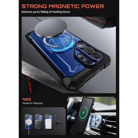 Samsung Galaxy S26 Ultra SUPCASE UB Grip Mag Cover - MagSafe Kompatibel - Blå