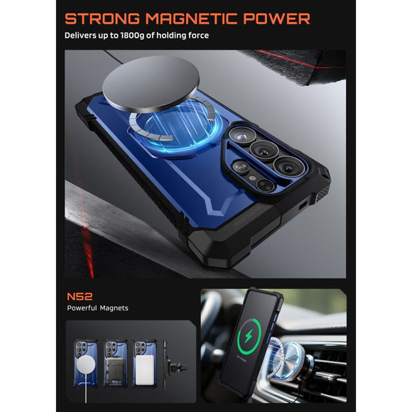 Samsung Galaxy S26 Ultra SUPCASE UB Grip Mag Cover - MagSafe Kompatibel - Blå