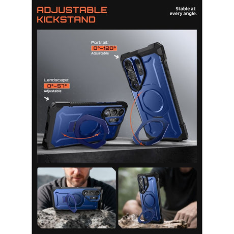 Samsung Galaxy S26 Ultra SUPCASE UB Grip Mag Cover - MagSafe Kompatibel - Blå