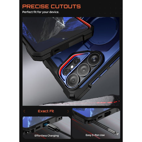 Samsung Galaxy S26 Ultra SUPCASE UB Grip Mag Cover - MagSafe Kompatibel - Blå